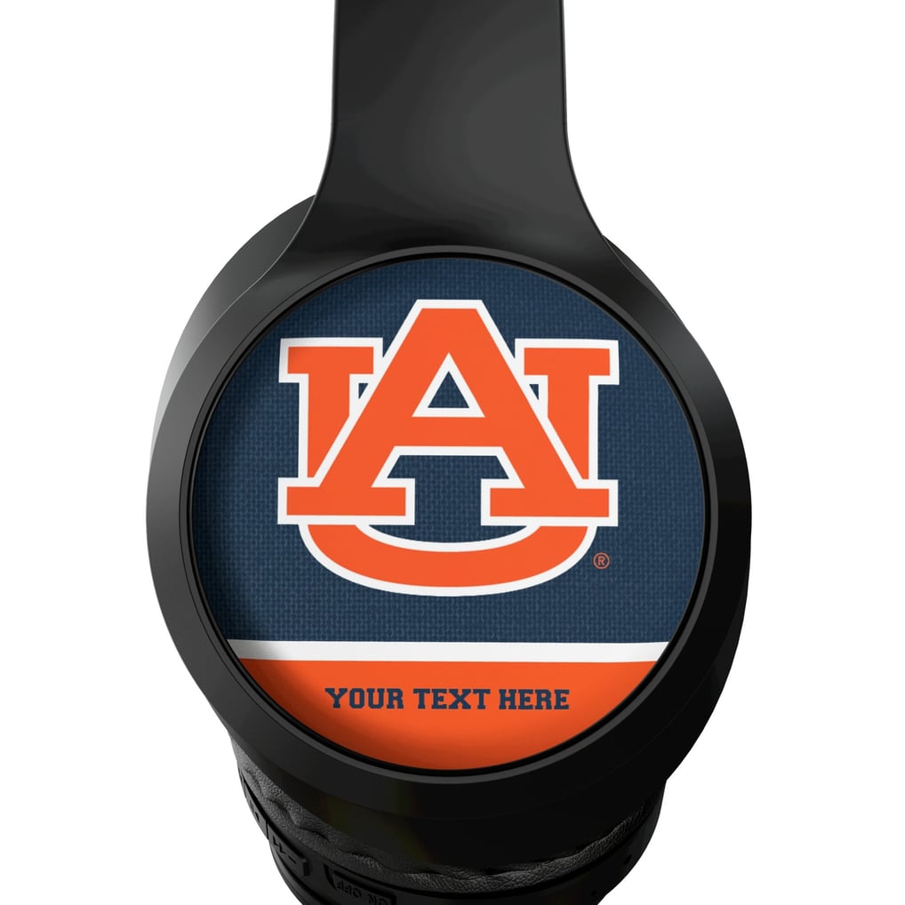 Auburn Tigers Keyscaper Personalized Endzone Solid Wireless Bluetooth Headphones With Case