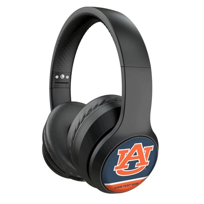 Auburn Tigers Keyscaper Personalized Endzone Solid Wireless Bluetooth Headphones With Case