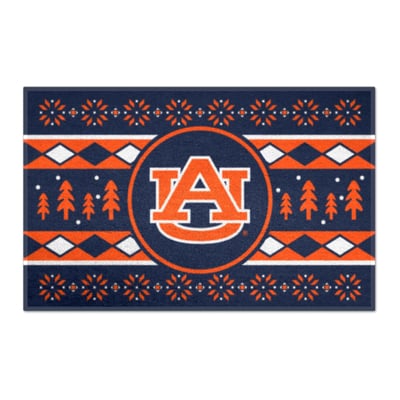 Auburn Tigers Logo Brands 19" x 30" Holiday Sweater Starter Mat