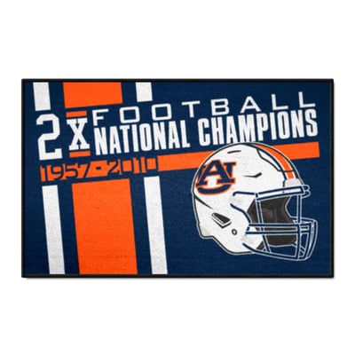 Auburn Tigers Logo Brands Football National Champions 19" x 30" Dynasty Starter Mat