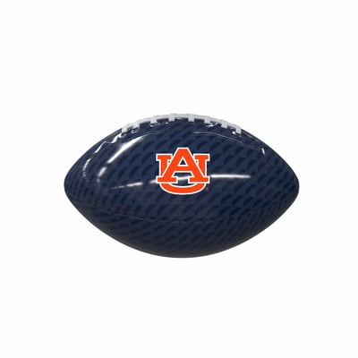 Auburn Tigers Logo Brands Rubber Glossy Mini Football