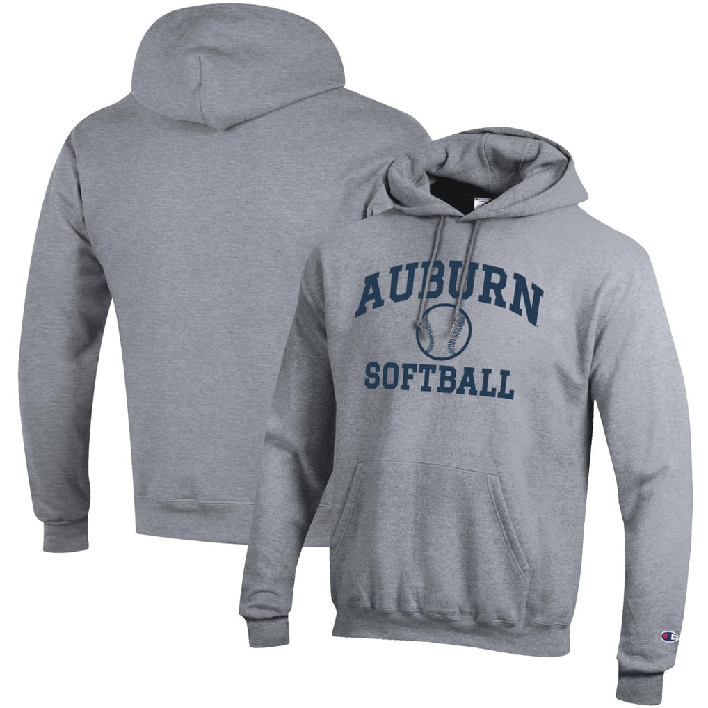 Auburn Tigers Champion Softball Icon Pullover Hoodie - Gray