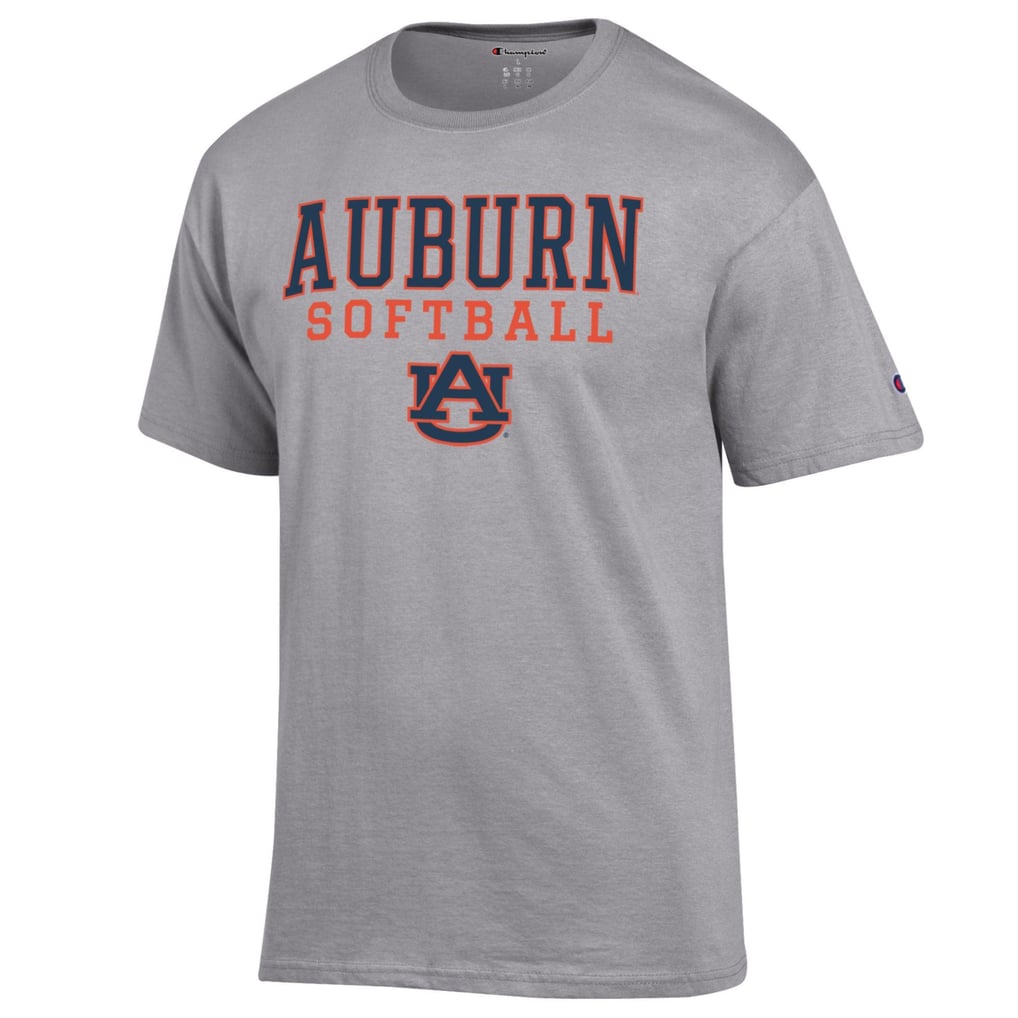 Auburn Tigers Champion Softball Stack T-Shirt - Gray