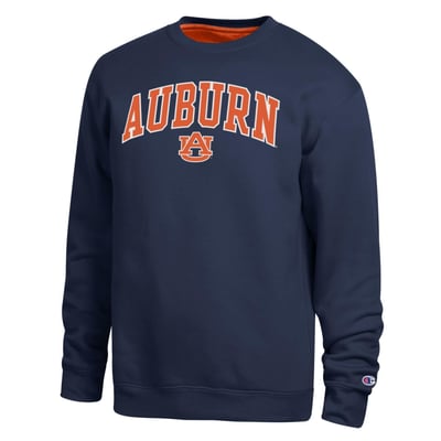  Auburn Tigers Champion Arch Sweatshirt - Navy