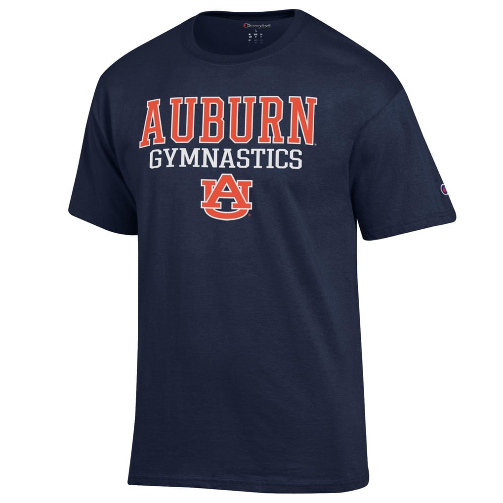  Auburn Tigers Champion Gymnastics Stack T-Shirt - Navy