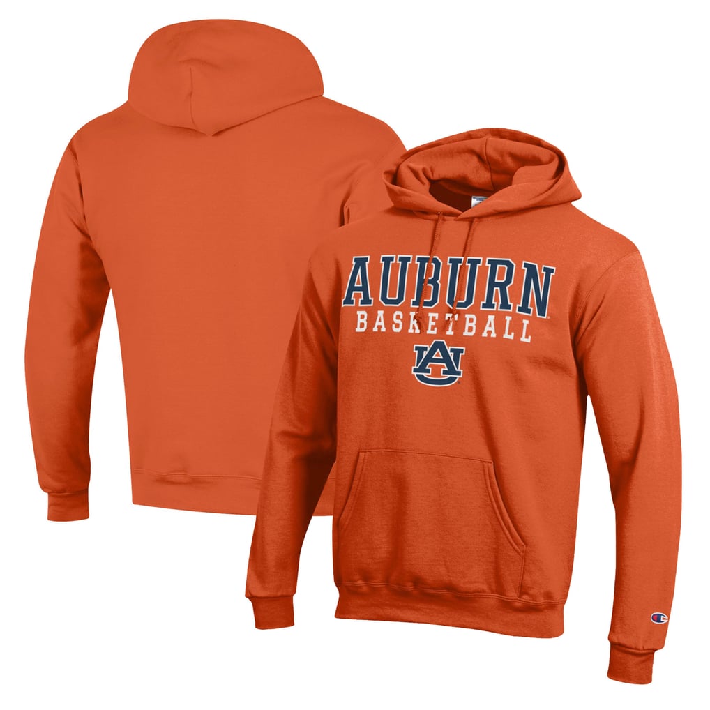 Auburn Tigers Champion Basketball Stack Pullover Hoodie - Orange