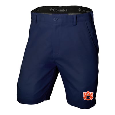 Auburn Tigers Columbia Omni-Wick Lie Angle Shorts - Navy
