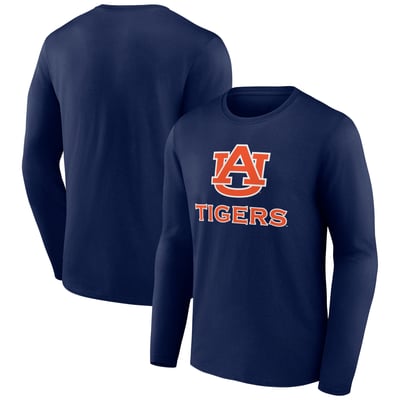 Auburn Tigers Lockup Team Long Sleeve T-Shirt - Navy