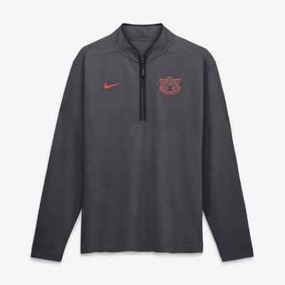  Auburn Tigers Nike Color Pop Victory Dri-FIT Half-Zip Pullover - Anthracite