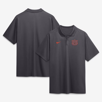  Auburn Tigers Nike Color Pop Victory Dri-FIT Polo - Anthracite
