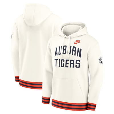  Auburn Tigers Nike Legacy Retro Pullover Hoodie - Cream