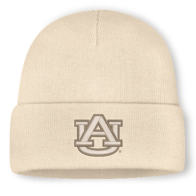 Auburn Tigers Nike Utility Cuffed Knit Hat - Natural