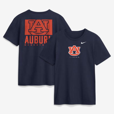  Auburn Tigers Nike Courtside Dri-FIT T-Shirt - Navy