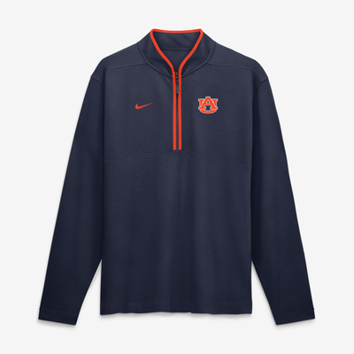  Auburn Tigers Nike Courtside Victory Dri-FIT Half-Zip Pullover - Navy