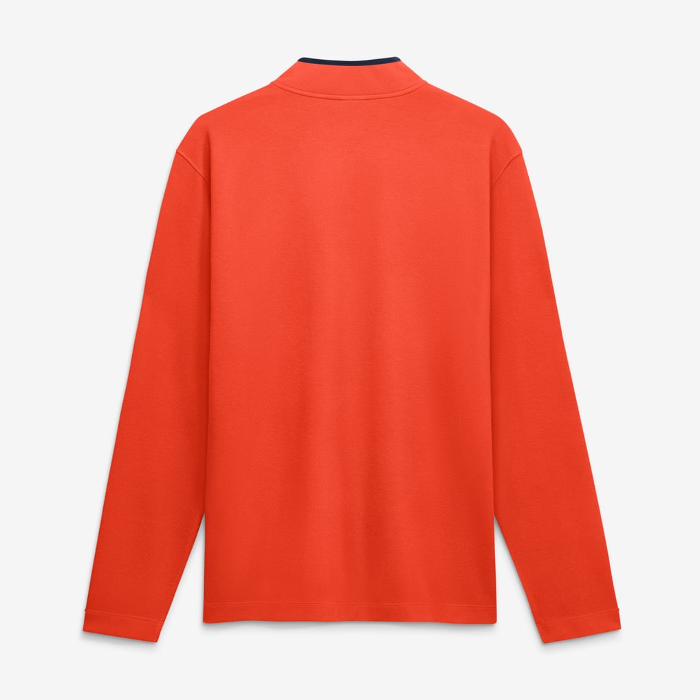  Auburn Tigers Nike Courtside Victory Dri-FIT Half-Zip Pullover - Orange