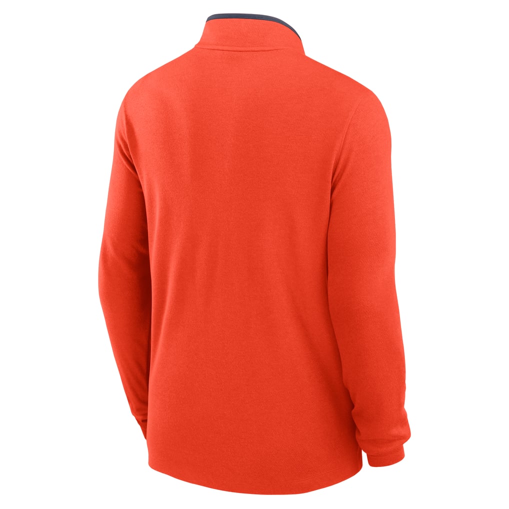  Auburn Tigers Nike Courtside Victory Dri-FIT Half-Zip Pullover - Orange