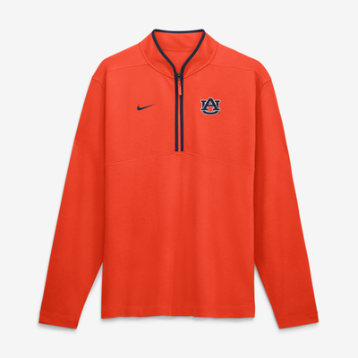  Auburn Tigers Nike Courtside Victory Dri-FIT Half-Zip Pullover - Orange