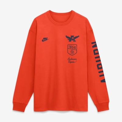  Auburn Tigers Nike Max 90 Legacy Multi Graphic Long Sleeve T-Shirt - Orange