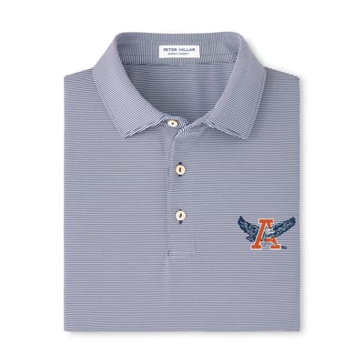  Auburn Tigers Peter Millar Jubilee Performance Jersey Polo - Navy