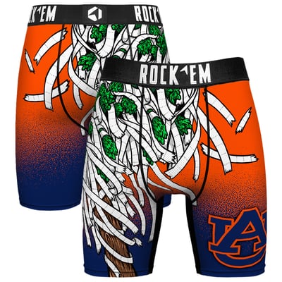  Auburn Tigers Rock Em Localized Boxer Briefs - Navy