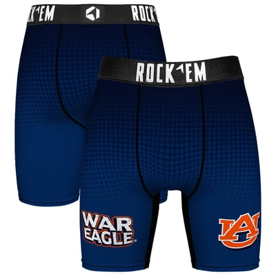  Auburn Tigers Rock Em Slogan Boxer Briefs - Navy