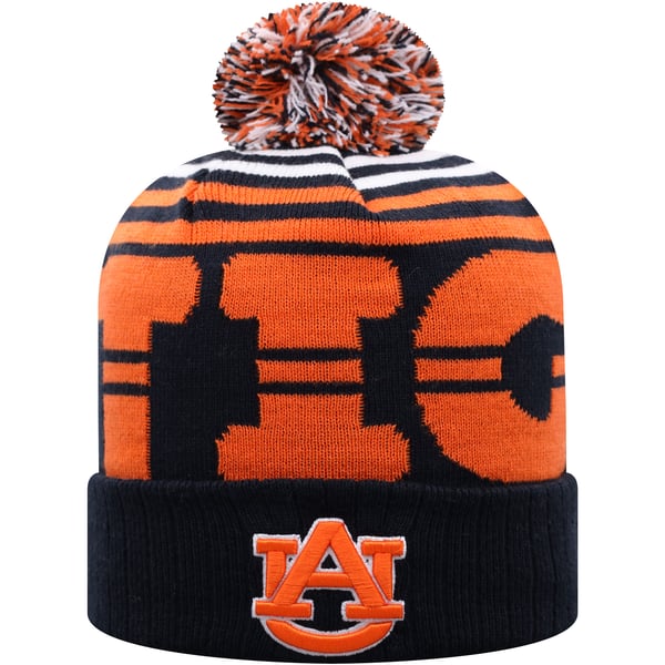 Auburn Tigers Top of the World Colossal Cuffed Knit Hat with  display picture 1