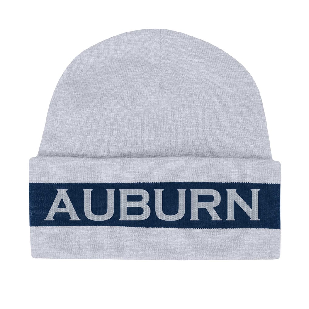  Auburn Tigers Under Armour  Jacquard Cuffed Knit Hat - Gray