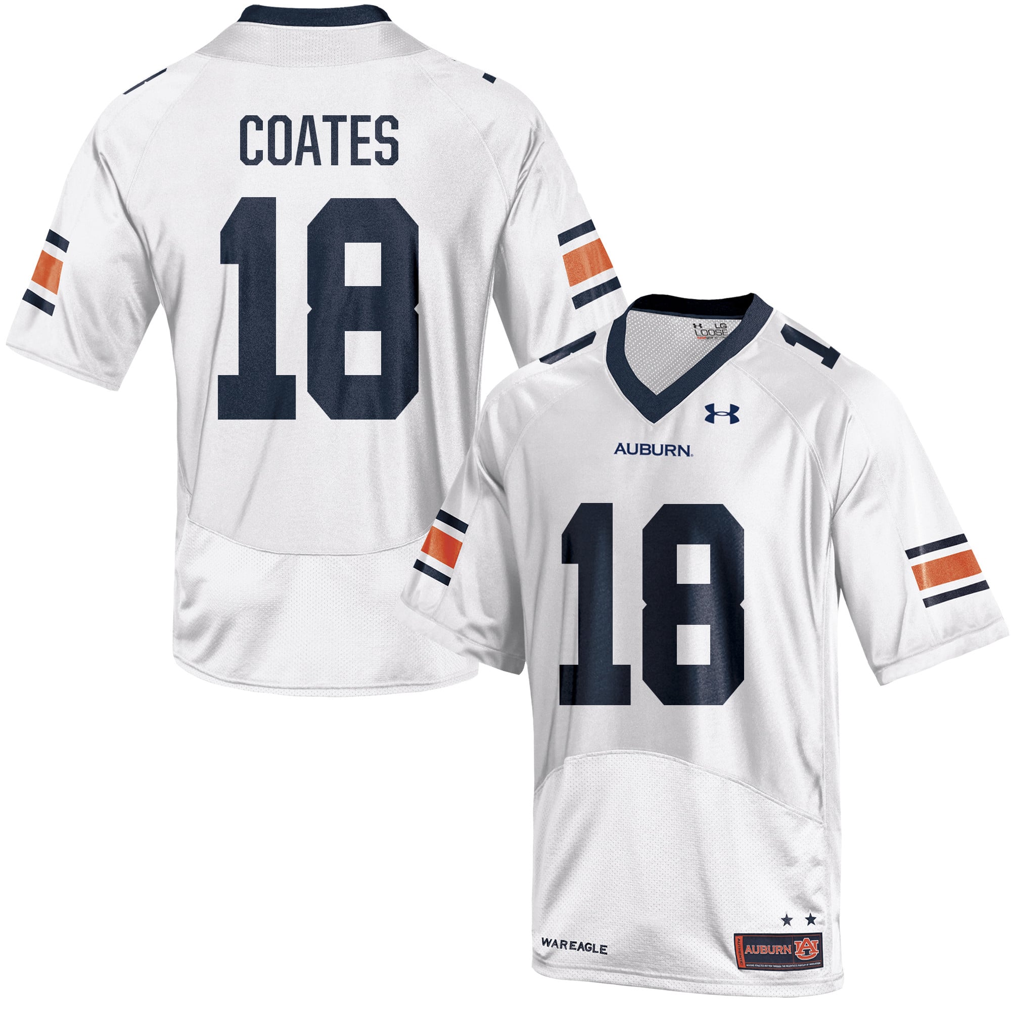 Sammie Coates Auburn Tigers Under Armour Replica Jersey - White