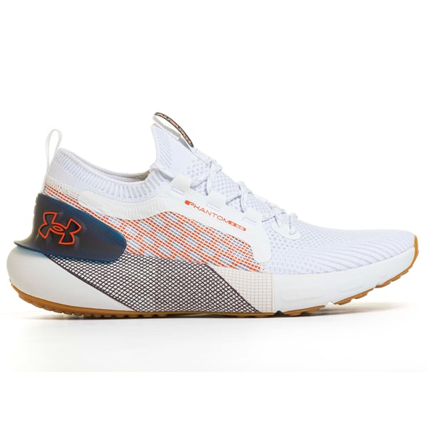 Auburn Tigers Under Armour HOVR Phantom 3 Running Shoes - White display picture 3