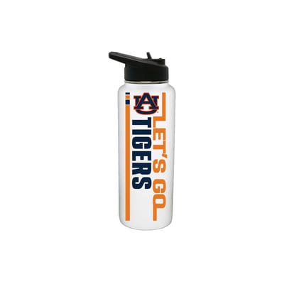 Auburn Tigers The Memory Company 34oz. Let's Go Stainless Steel Quencher Bottle