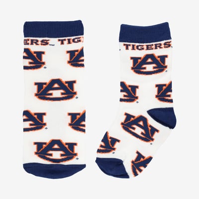  Auburn Tigers Starter Toddler All-Over Print Socks - White