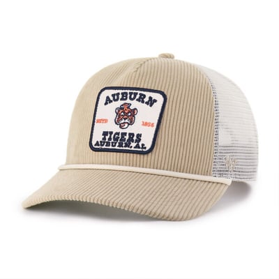 Auburn Tigers '47 Unisex Cordlandia Hitch Adjustable Hat - Khaki