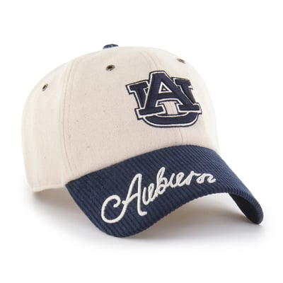 Auburn Tigers '47 Women's Rope Script Clean Up Adjustable Hat - Cream/Navy