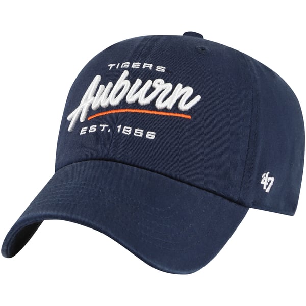 \'47 Brand Cap Womens One Size Clean Up Auburn Tigers Navy Blue Cotton Adjustable Auburn, USA - 47 main image 3