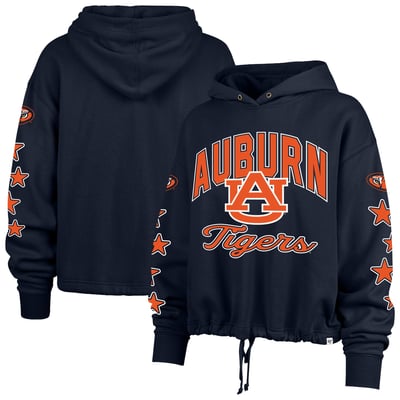  Auburn Tigers '47 Women's Starry Eyed Venice Pullover Hoodie - Navy