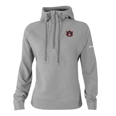  Auburn Tigers Columbia Women's Swingcraft Fleece Hoodie - Gray