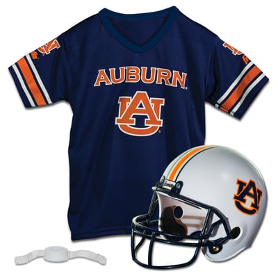 Auburn Tigers Franklin Sports Youth NCAA Deluxe Helmet & Jersey Set