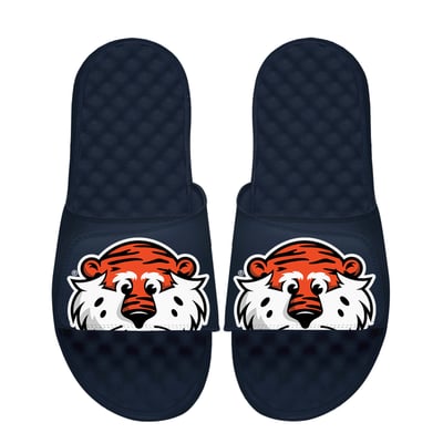 Auburn Tigers ISlide Youth Mascot Slide Sandals - Navy