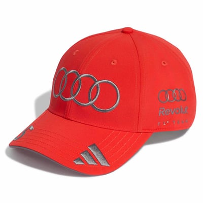 Gabriel Bortoleto Audi adidas Unisex Team Driver Adjustable Hat - Red