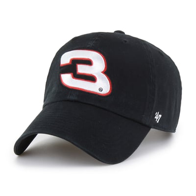  Austin Dillon '47   Clean Up Adjustable Hat  - Black
