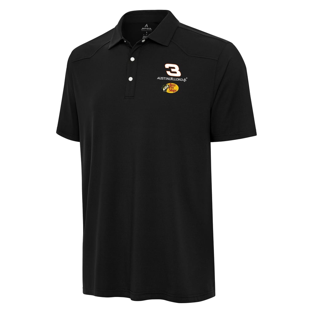 Austin Dillon Antigua Western Polo - Black