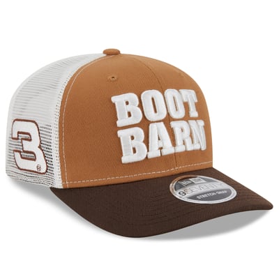  Austin Dillon New Era 9SEVENTY Trucker Adjustable Hat - Brown/White