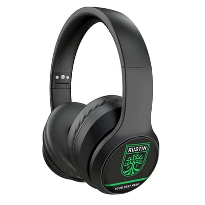 Austin FC Keyscaper Personalized Solid Wireless Bluetooth Headphones With Case