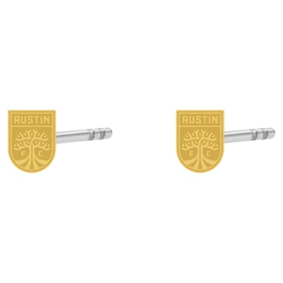 Austin FC LUV AJ Women's Logo Studs - Gold