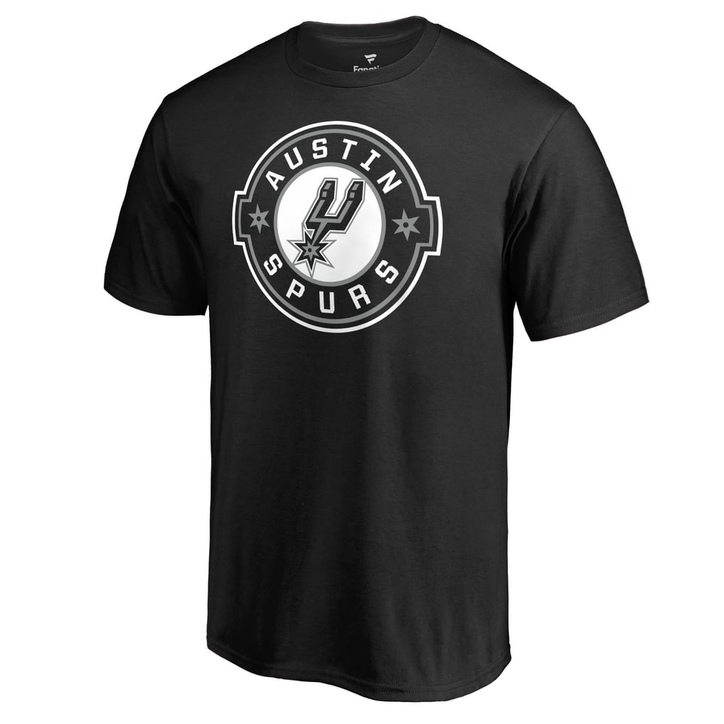 Austin Spurs Primary Logo T-Shirt - Black