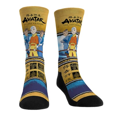  Avatar: The Last Airbender Rock Em Unisex Showtime Crew Socks