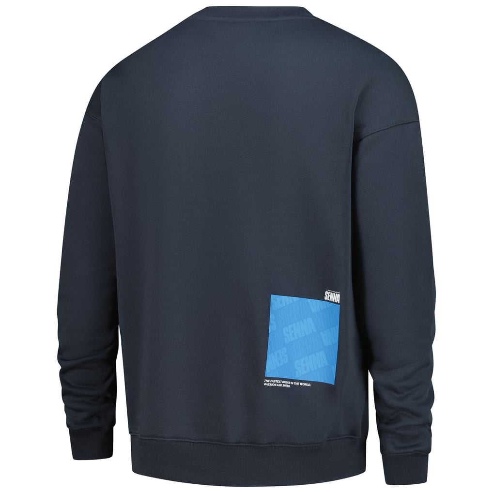 Ayrton Senna Unisex F1 Oversized Sweatshirt - Graphite