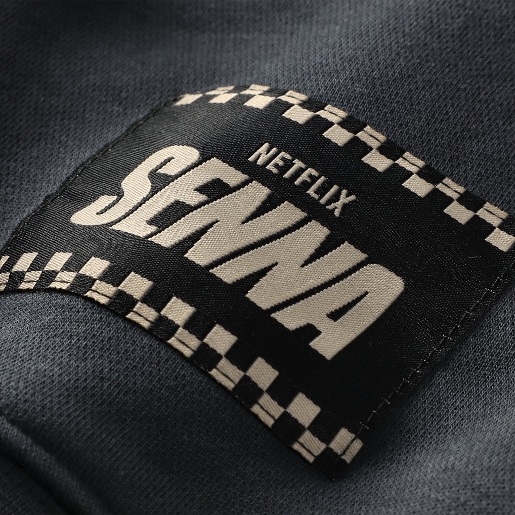 Ayrton Senna Unisex F1 Oversized Sweatshirt - Graphite