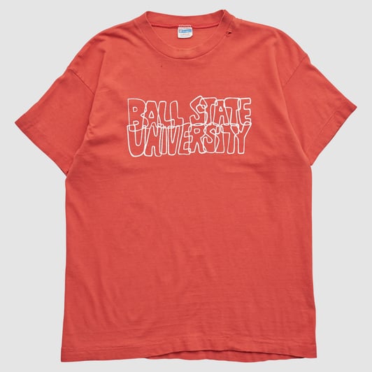 Ball State Cardinals Champion 80s T-shirt - Red - S by Fanatics Real Vintage