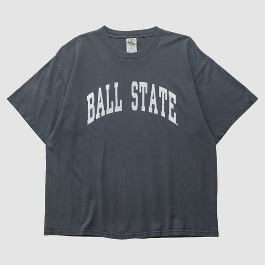 Ball State Cardinals Delta 2000s T-shirt - Black - L by Fanatics Real Vintage